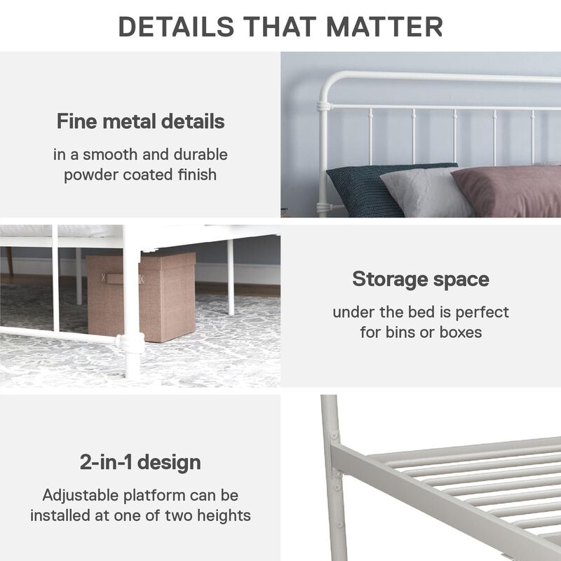 Wyn Metal Black Bed