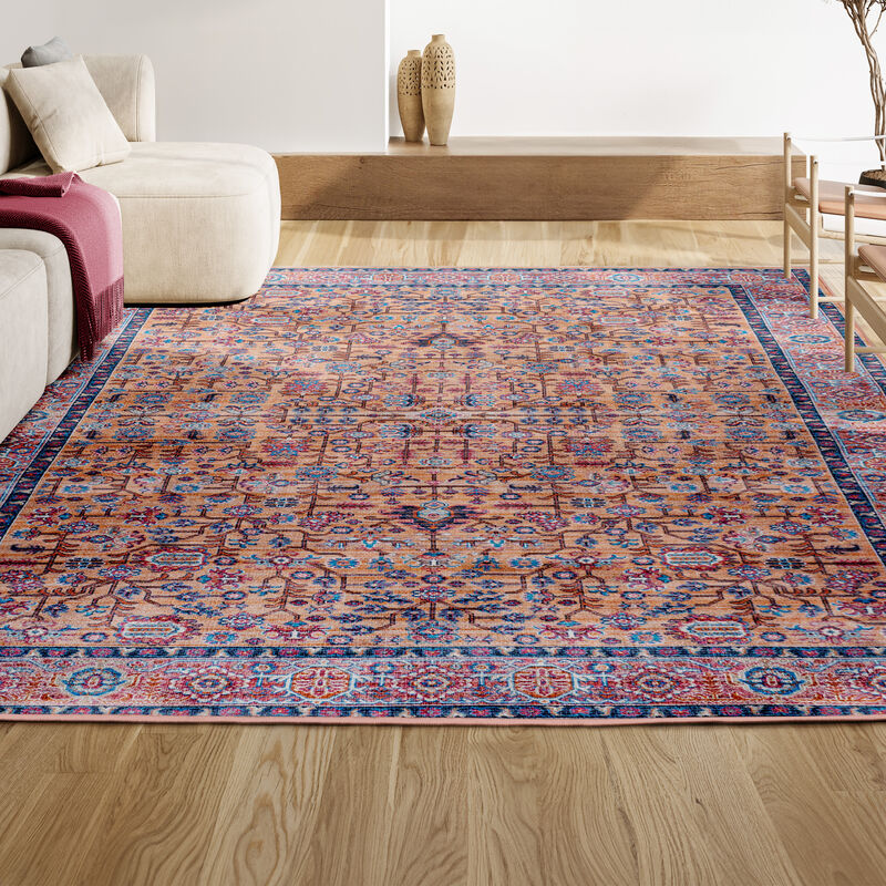 Kemer All Over Persian Washable Indoor/Outdoor Area Rug