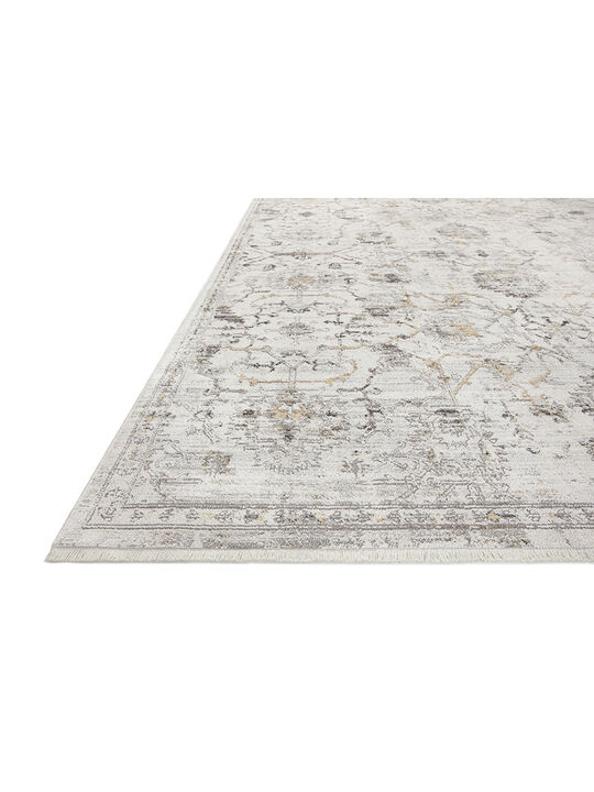 Bonney BNY03 Ivory/Dove 18" x 18" Sample Rug