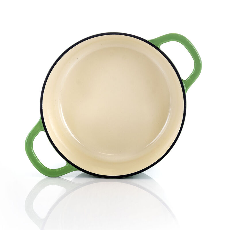 Crock-Pot Artisan 2 Piece 3 Quarts Enameled Cast Iron Dutch Oven in Pistachio Green