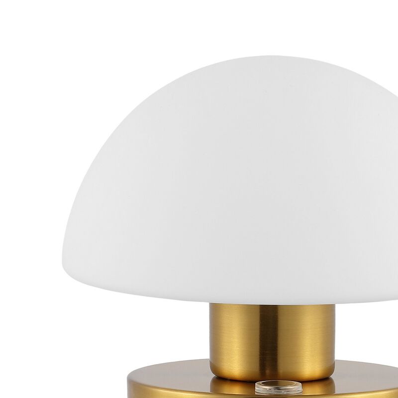 Zoe Bohemian Farmhouse Iron Rechargeable Integrated LED Table Lamp