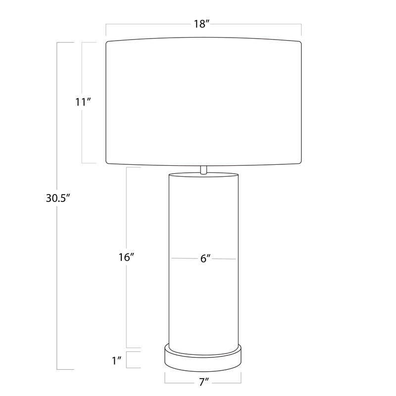 Andres Column Table Lamp