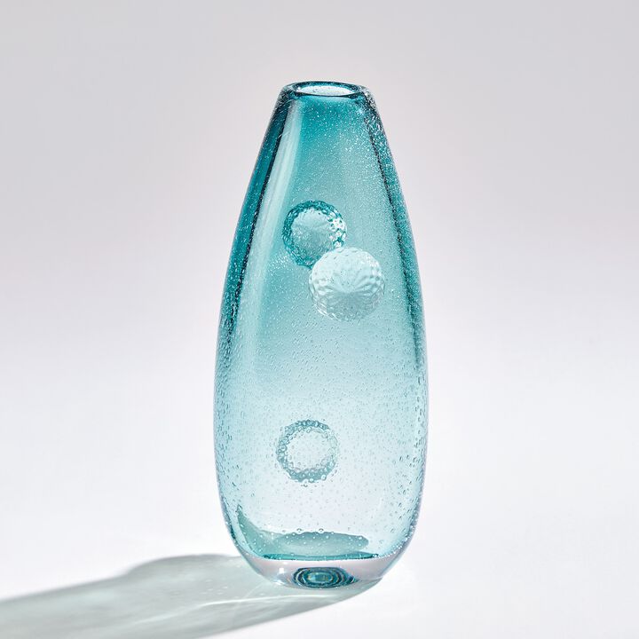 Pom Pom Vase-Blue