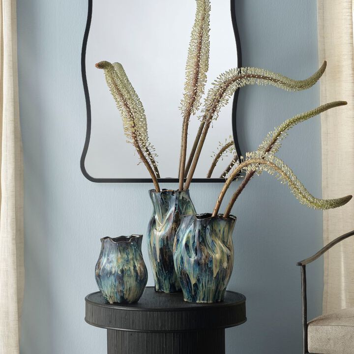 Small Whirl Ceramic Vase