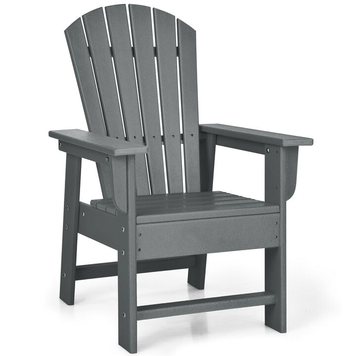 Patio Kids' Adirondack Chair with Ergonomic Backrest
