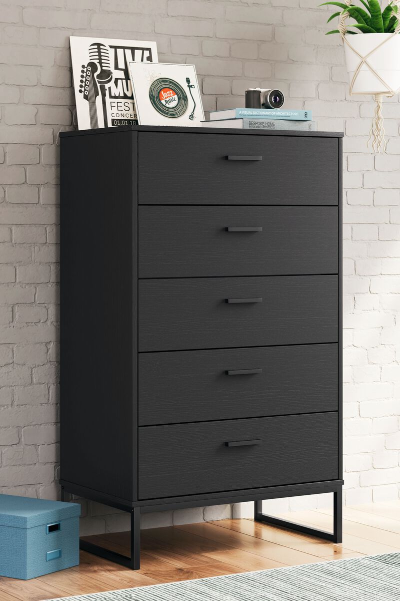Socalle Chest of Drawers- Black