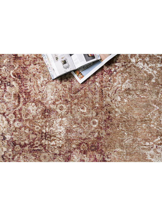 ANASA AF18 Copper/Ivory 18" x 18" Sample Rug