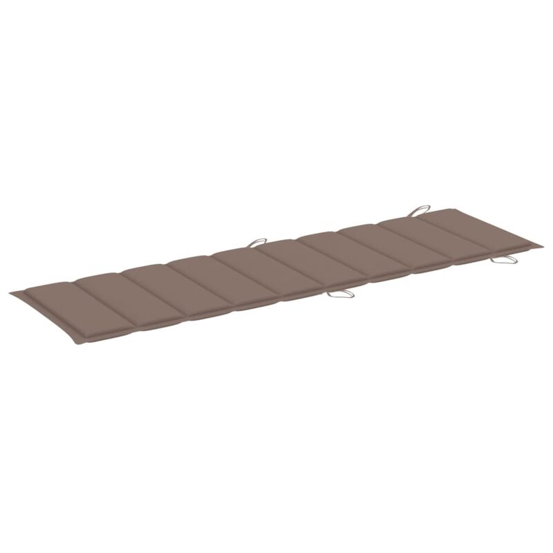 vidaXL Sun Lounger Cushion Taupe 73.2"x22.8"x1.6"
