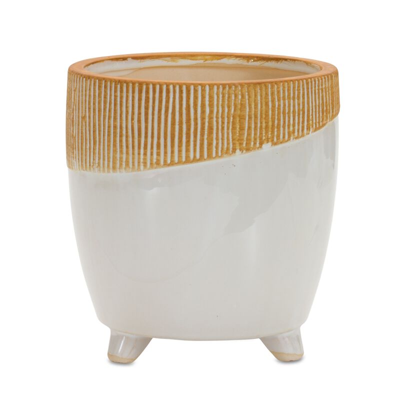 Dual Tone Planter for Modern Plant Display and Home Décor