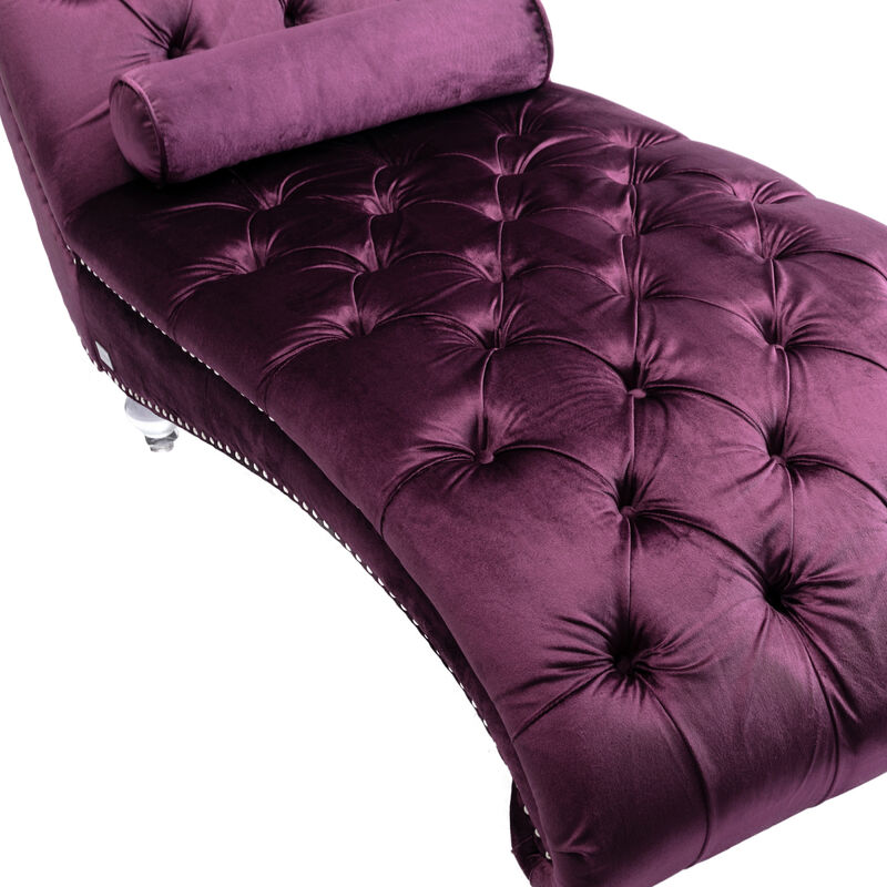 Leisure Concubine Sofa With Acrylic Feet