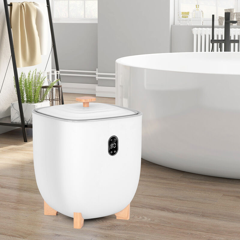 Towel Warmer Bucket with 2 Temperature Settings and Auto Shut Off