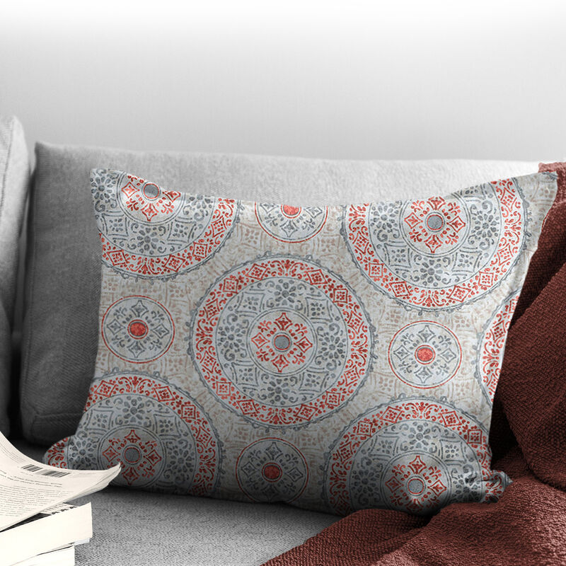 6ix Tailors Fine Linens Zayla Coral Decorative Throw Pillows