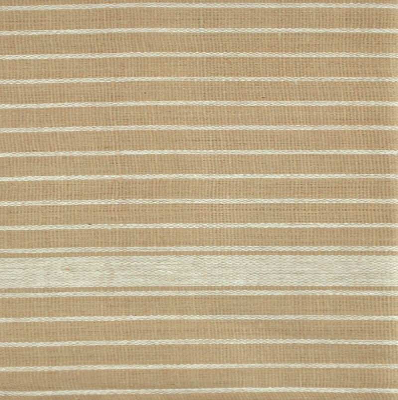 Set of 8 Taupe Brown and White Striped Rectangular Dish Towels 28"