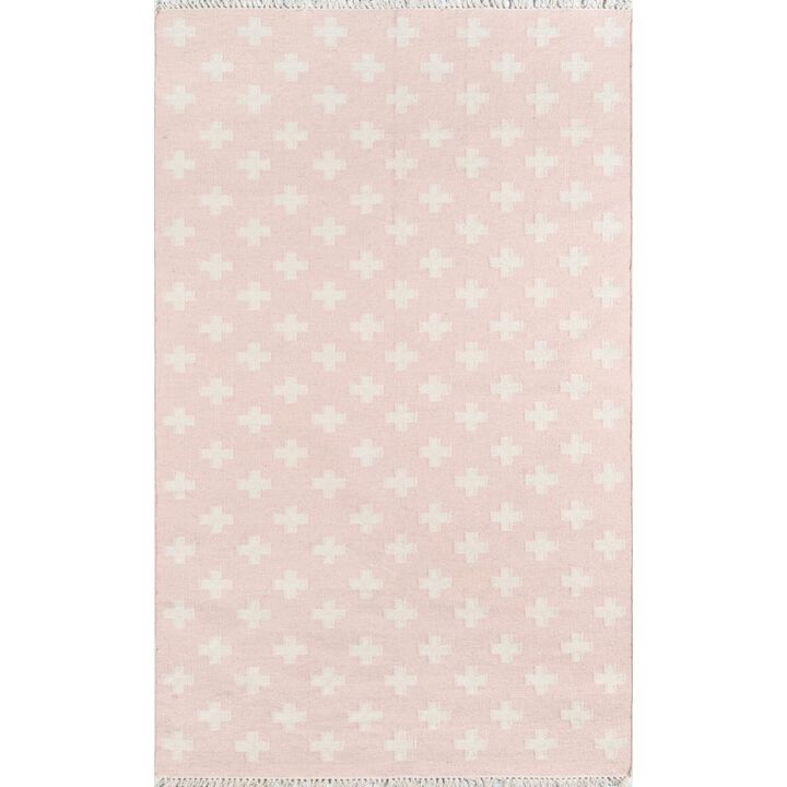 Novogratz Contemporary Rectangle Area Rug, Pink, 5' X 7'6