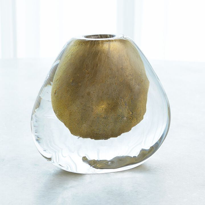 Conical Vase- Gold