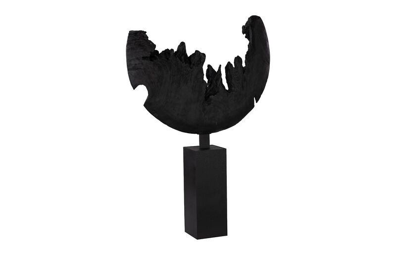 Broken Moon Statue