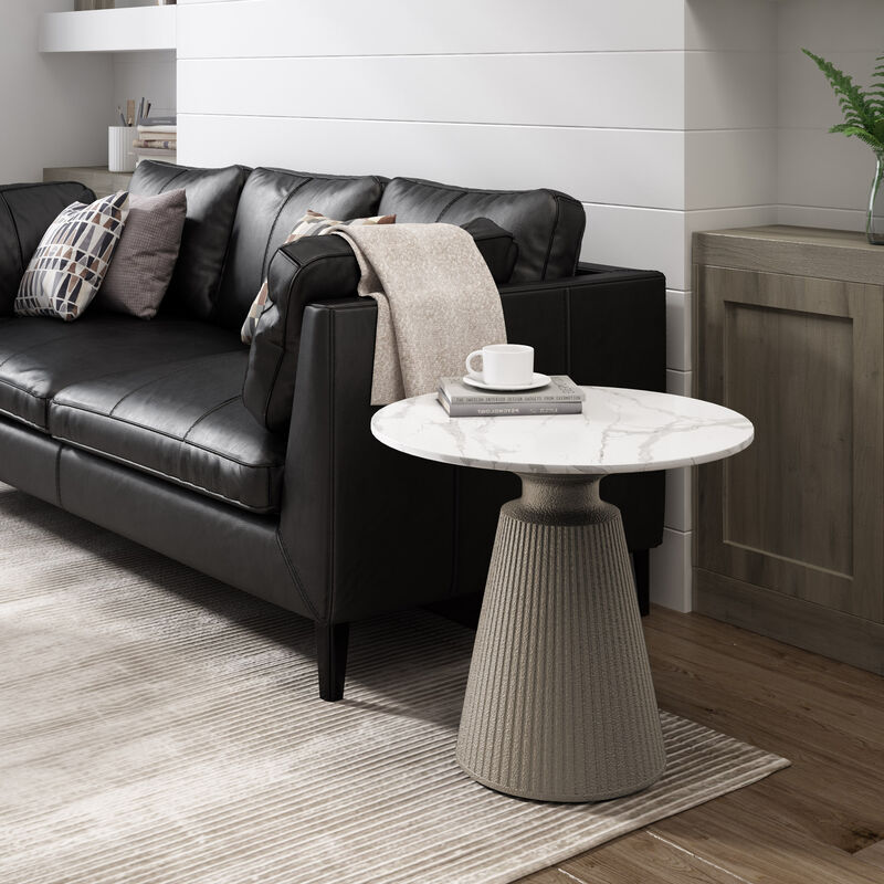 17.5" LEDA OUTDOOR & INDOOR SIDE TABLE