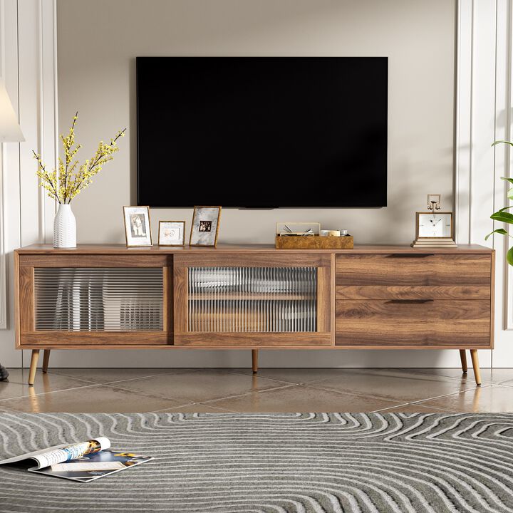 Merax Modern Entertainment Center TV Stand Console Table