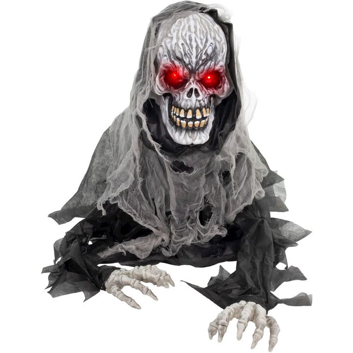 Haunted Hill Farm 28 Skeleton Reaper, Animation, Lights, Sound
