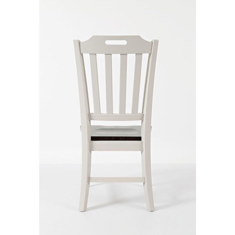 Jofran Orchard Park Farmhouse Solid Rubberwood Slatback Chair (Set of 2)