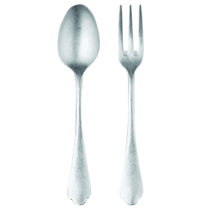 Dolce Vita Pewter Serving Set 2 Pieces