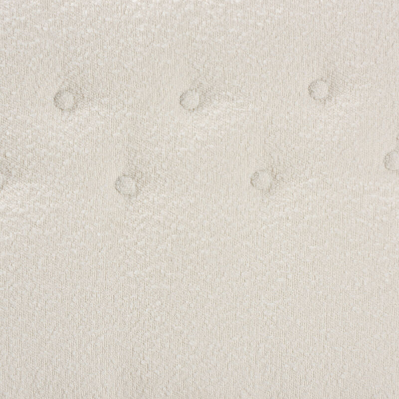 Baxton Studio Brantley Modern Cream Boucle Fabric Queen Size Headboard