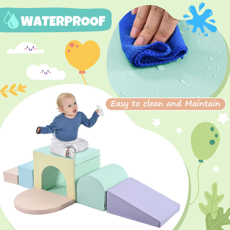 Merax Soft Play Equipment Climb and Crawl Playground