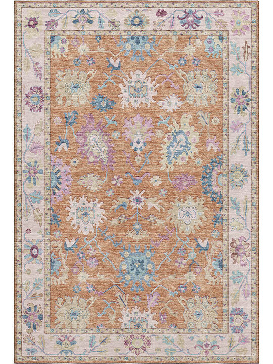 Hatay HY7 Orange 3' x 5' Rug