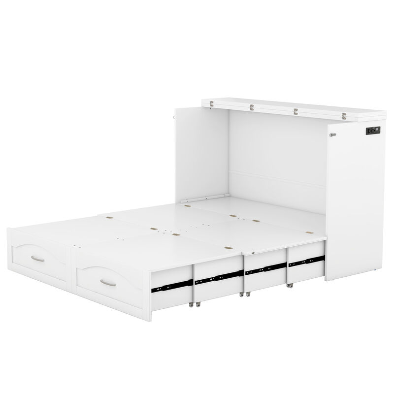 Merax Murphy Bed with Sockets and USB Ports