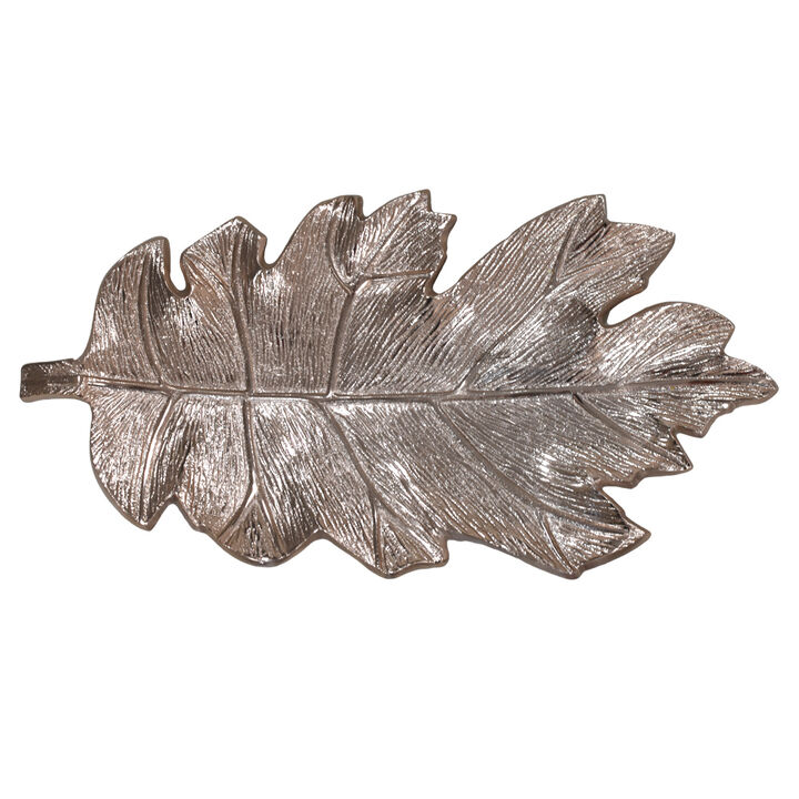 Handmade Decorative Gold Color Coated 8.26 x 4.13 x 0.9 Inches Aluminium Tray 053AB BBH Home's