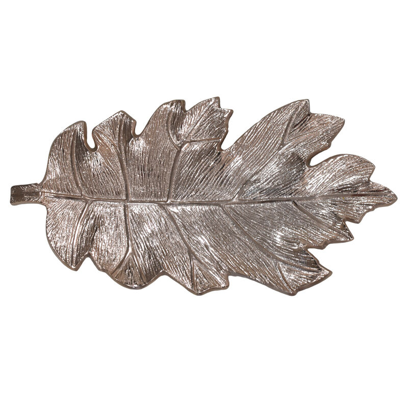 Handmade Decorative Gold Color Coated 8.26 x 4.13 x 0.9 Inches Aluminium Tray 053AB BBH Home's