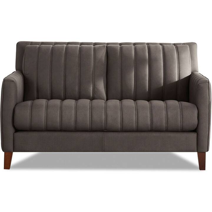Ennis Top Grain Leather Loveseat