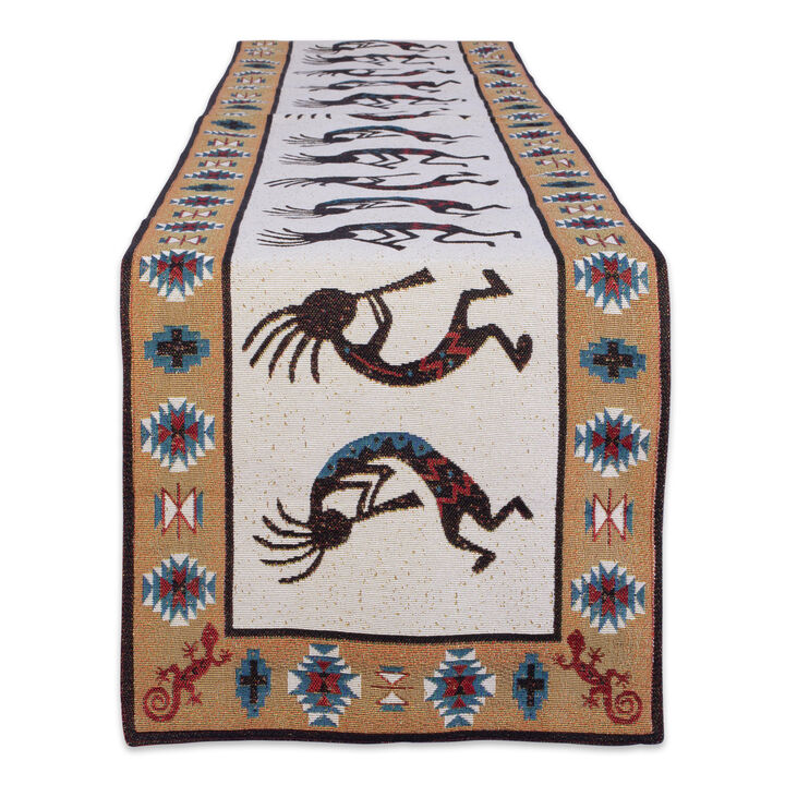 72" Rectangular Table Runner with Kokopelli Design