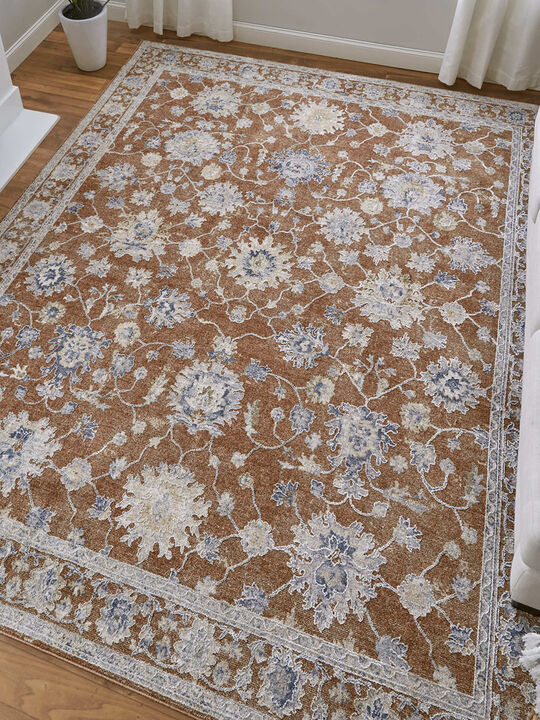 Pasha 39M7F 7'10" x 10'3" Red/Ivory/Blue Rug