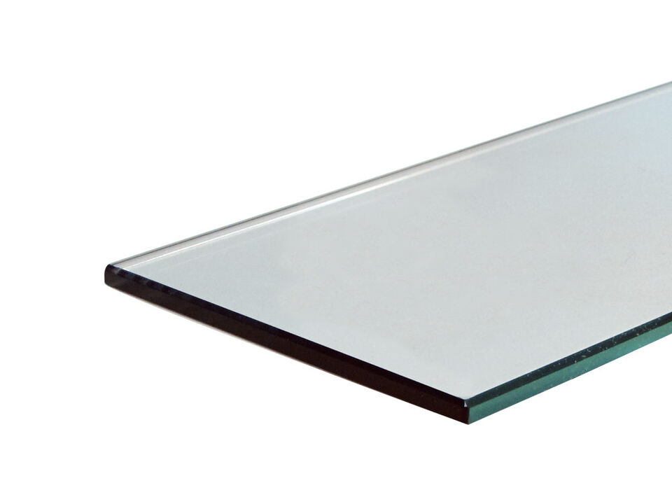 Tempered Glass Shelf 24″ Length, 12″ Depth, 3/16″ Thickness- Clear | Sold in packs of 5 (Non-Returnable)