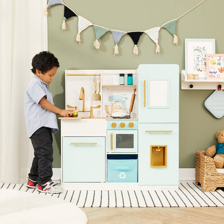 Teamson Kids - Biscay Delight Classic Play Kitchen - Mint