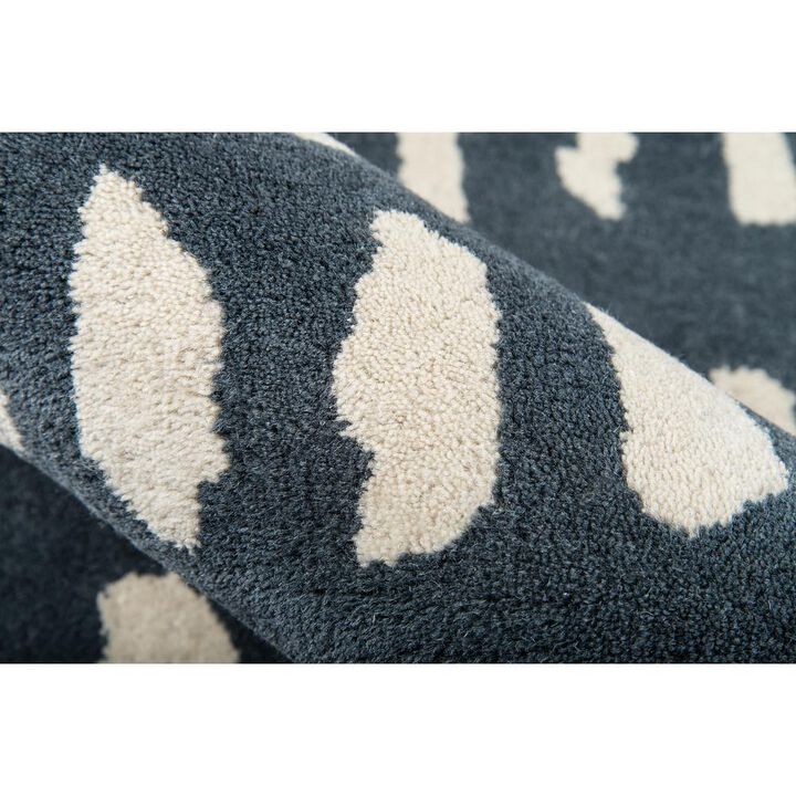 Novogratz Contemporary Runner Area Rug, Blue, 2'3 X 8' Runner