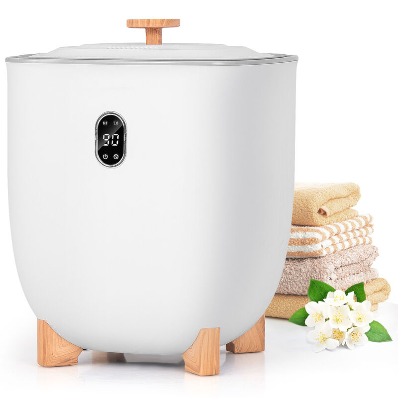 Towel Warmer Bucket with 2 Temperature Settings and Auto Shut Off