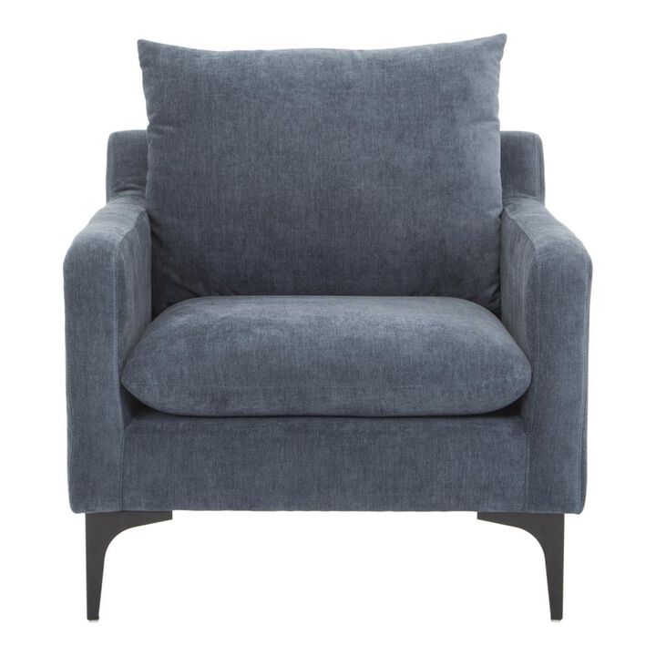 Moe's Home Collection PARIS ARMCHAIR BLUE
