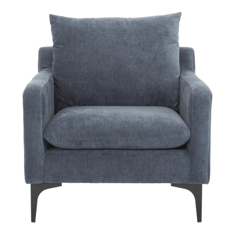 Moe's Home Collection PARIS ARMCHAIR BLUE