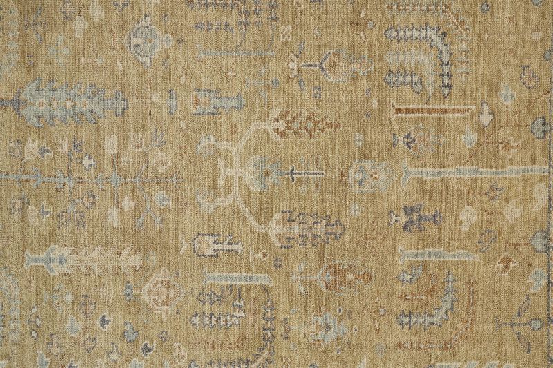 Carrington 6501F Gold/Blue/Gray 2' x 3' Rug