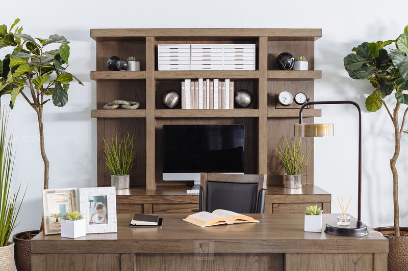 Modern Loft Credenza and Hutch