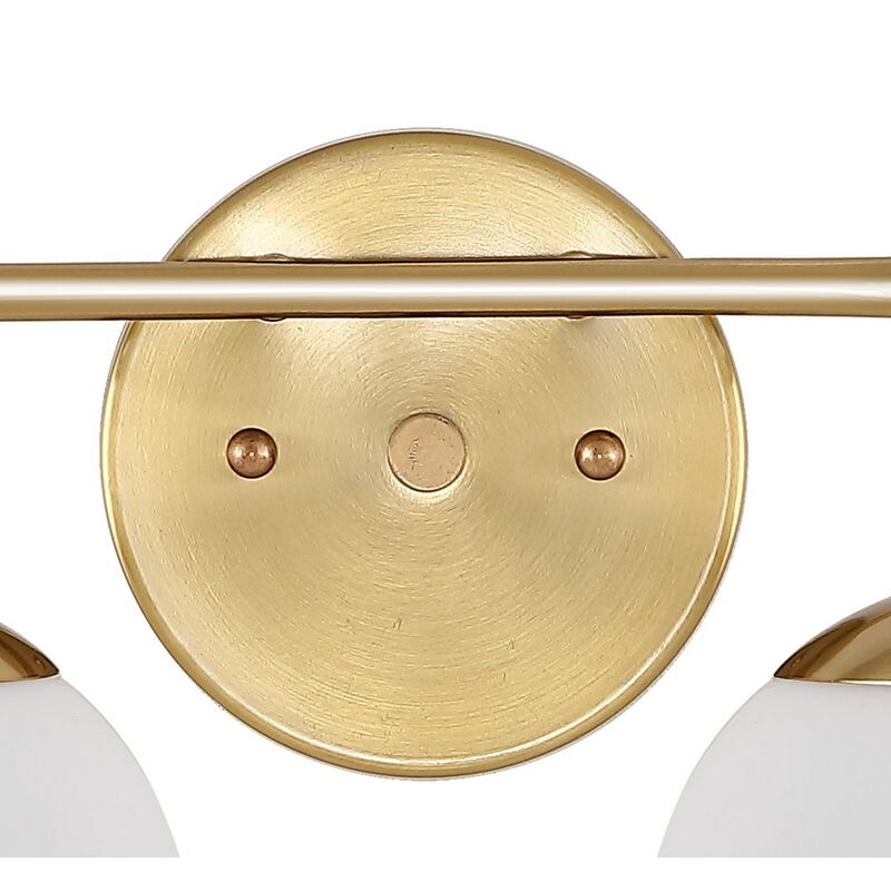 Louis Parisian Globe Metalfrosted Glass Modern Contemporary LED Vanity