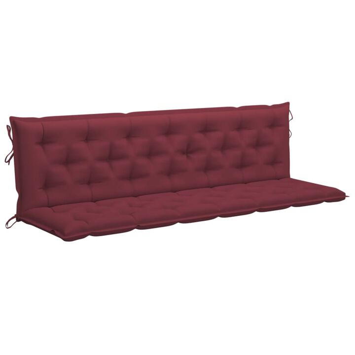vidaXL Cushion for Swing Chair Wine Red 78.7" Fabric