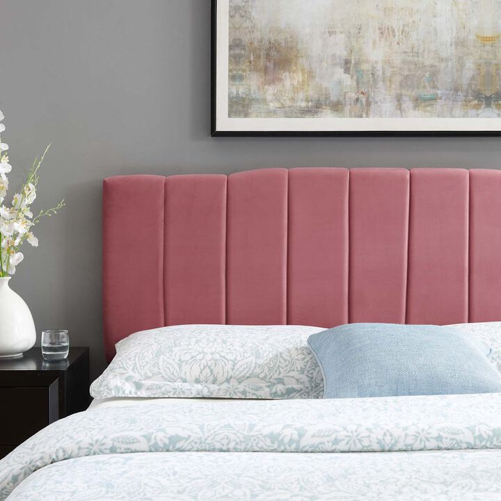 Modway - Camilla Channel Tufted King/California King Performance Velvet Headboard