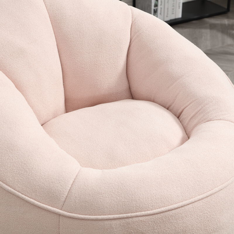 Merax Bean Bag Sofa Accent Chair with Footrest
