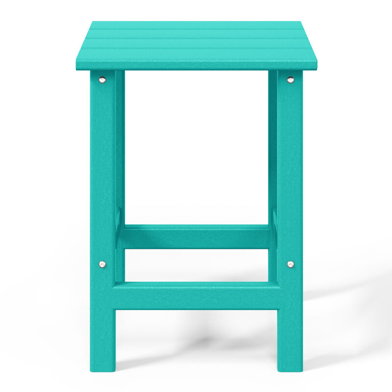 WestinTrends Westintrends 14" square outdoor Side table for Adirondack chair