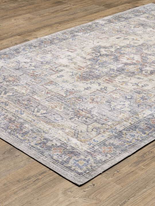 Myers Park 7'8" x 10' Blue Rug