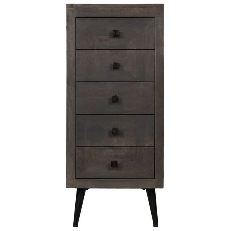 vidaXL Sideboard Solid Mango Wood 15.7"x15.7"x35.8"