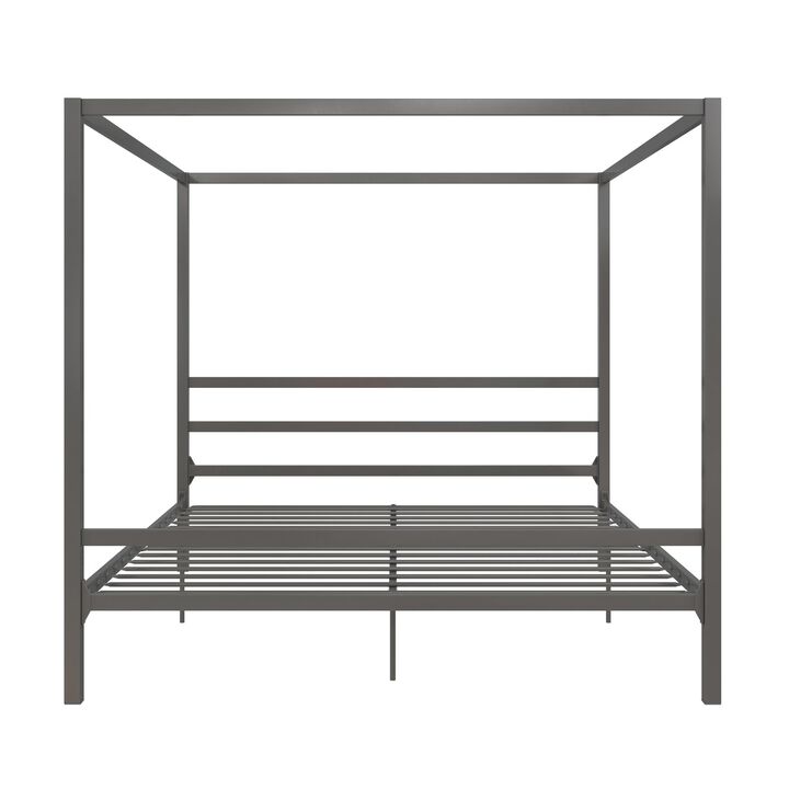 DHP Modern Canopy Gold Metal Bed, King